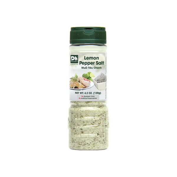 M&Eacute;LANGE D'&Eacute;PICES SEL-POIVRE-FEUILLE DE CITRON 120GR DH FOODS