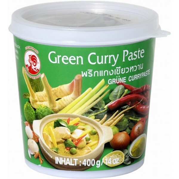 PATE DE CURRY VERT 400GR COCK