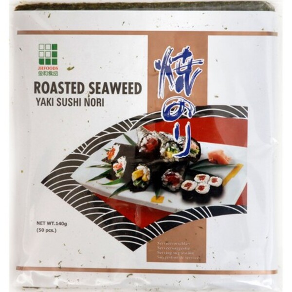 50 FEUILLES SUSHI NORI JHFOODS 140GR