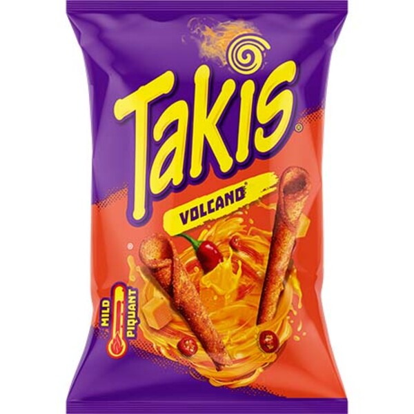 SNACK DE MA&Iuml;S FROMAGE QUESO VOLCANO 100GR TAKIS