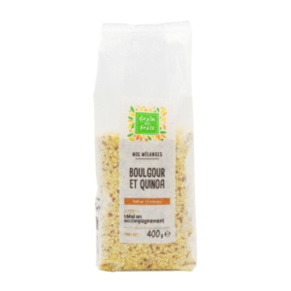 M&Eacute;LANGE DE BOULGOUR ET QUINOA 400GR
