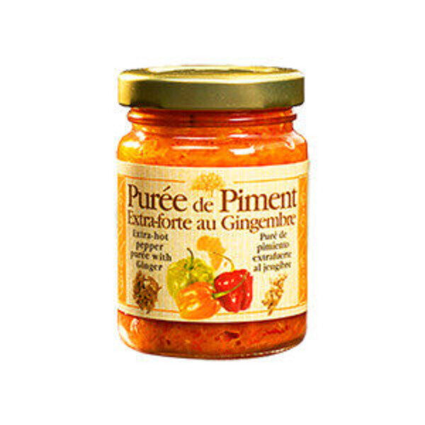 PUREE DE PIMENT EXTRA FORTE AU GINGEMBRE 200G
