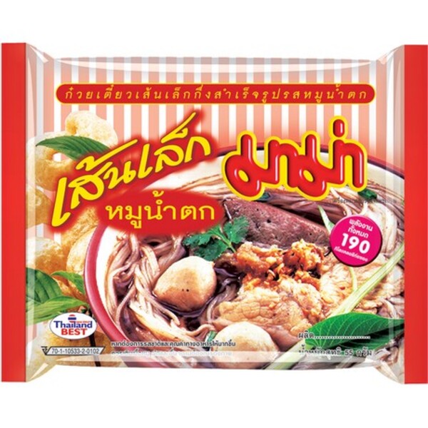 SOUPE MAMA MOO NAM TOK VERMICELLE DE RIZ 55GR