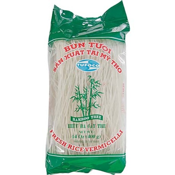 VERMICELLES DE RIZ 400G 3 BAMBOU PAQUET VERT