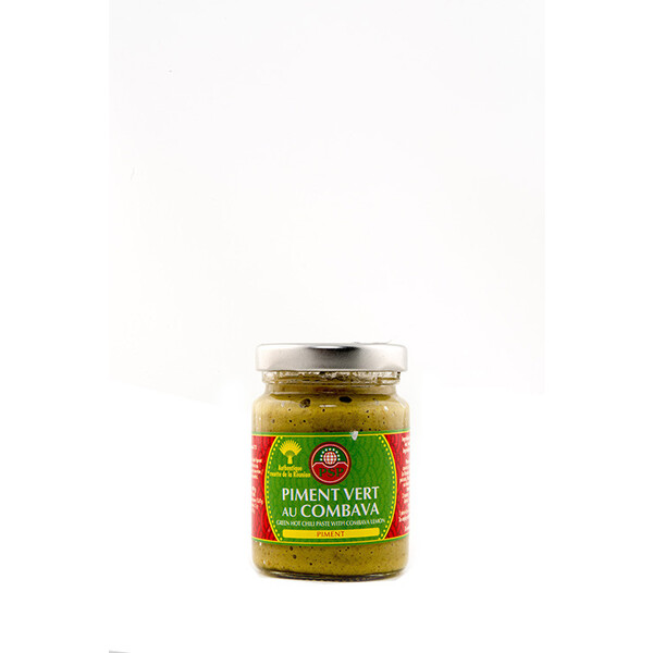 PATE DE PIMENT VERT AU COMBAVA REUNION 90GR PSP