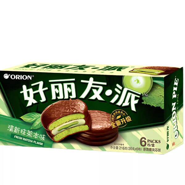 G&Acirc;TEAU AU CHOCOLAT ET MATCHA PIE 216GR ORION