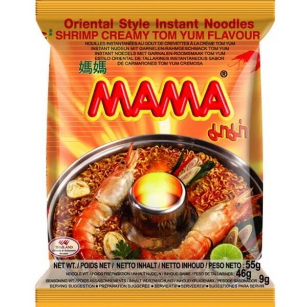 MAMA SOUPE CREVETTE TOM YUM CREME 55G