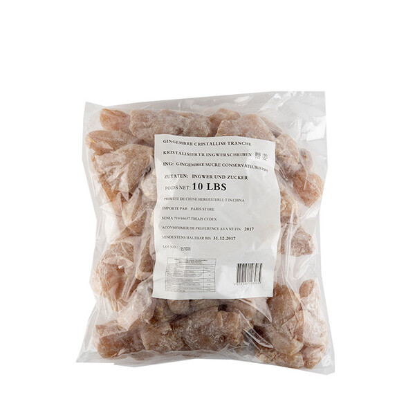 1KG GINGEMBRE CONFIT GLAC&Eacute;