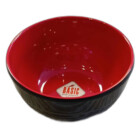 BOL ROUGE ET NOIR MELAMINE 11CM