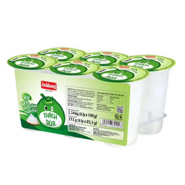 6X NATA DE COCO 540GR