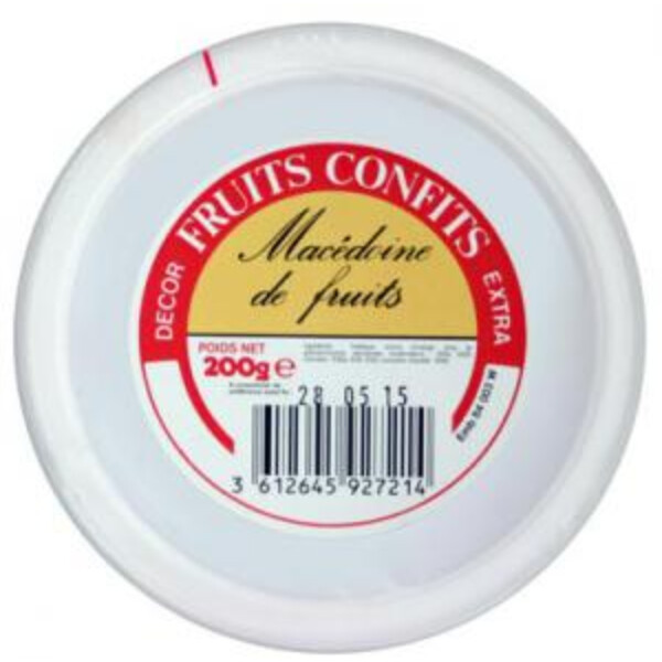 FRUITS CONFITS MAC&Eacute;DOINE POT 200G 