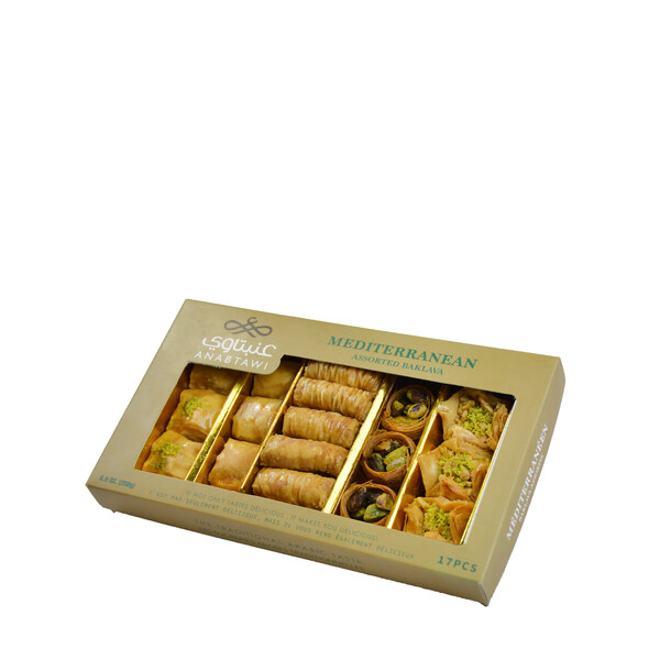 ASSORTIMENT BAKLAVA DE JORDANIE 250G ANABTAWI