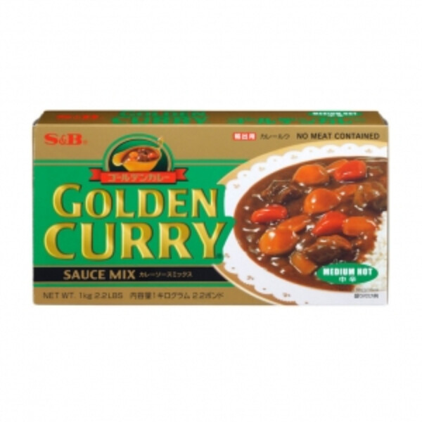 GOLDEN CURRY JAPONAIS MEDIUM MOYEN FORT S&B 92G