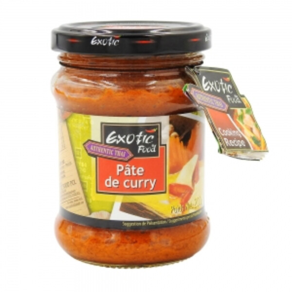 P&Acirc;TE DE CURRY JAUNE POT 200G EXOTIC FOOD