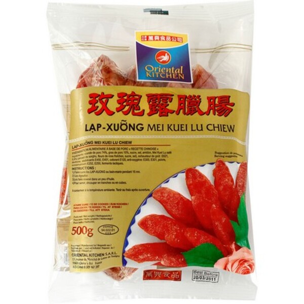 SAUCISSES CHINOISE AU MEI KUEI LU 500 G