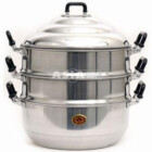 MARMITE VAPEUR 2 ETAGES 28 CM ALUMINIUM DIAMOND