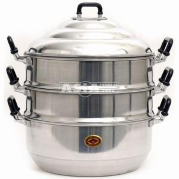 MARMITE VAPEUR 2 ETAGES 28 CM ALUMINIUM DIAMOND