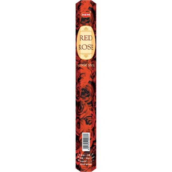 20 BATONS ENCENS ROSE ROUGE HEM