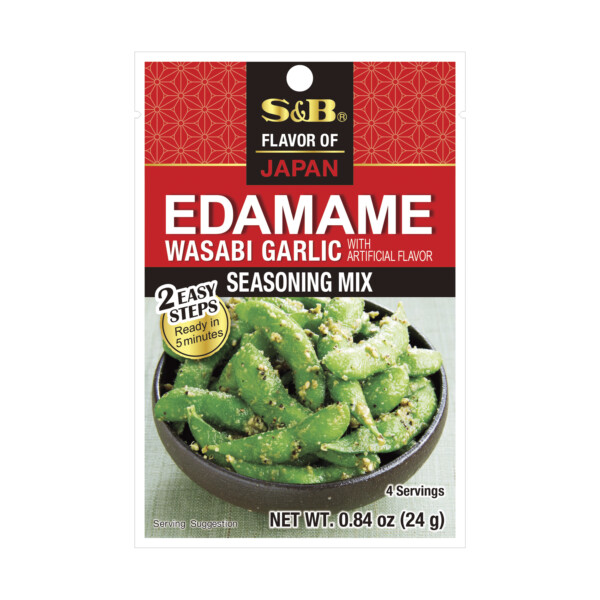 SB WASABI GARLIC EDAMAME SEASONING MIX 24GR    