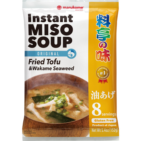 SOUPE MISO TOFU FRIT & WAKAME 152G MARUKOME