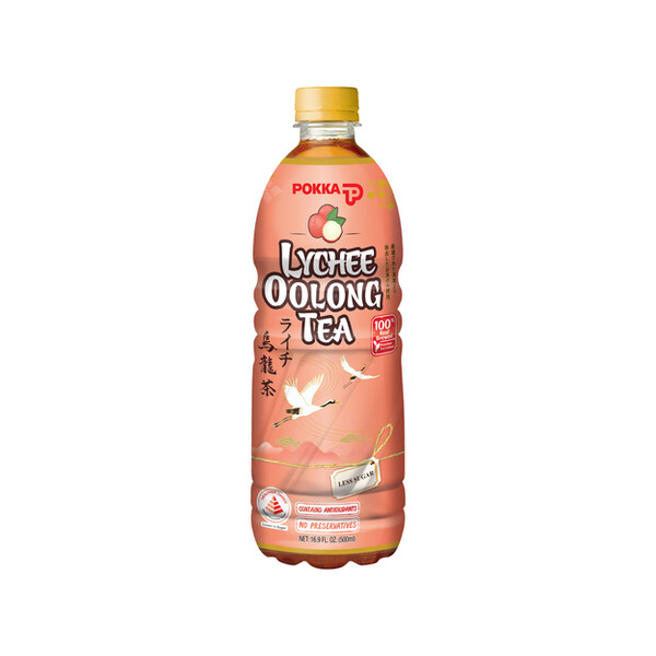 BOISSON TH&Eacute; OOLONG LITCHI 500ML POKKA