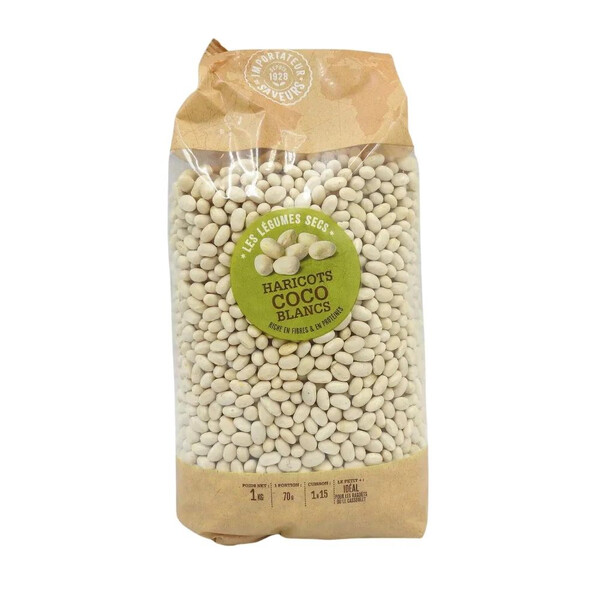 HARICOTS COCO BLANCS 1KG