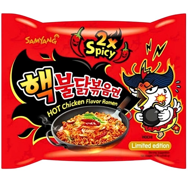 NOUILLE RAMEN COREENNES CHALLENGE POULET TRES EPIC&Eacute;S 140 GR SAMYANG