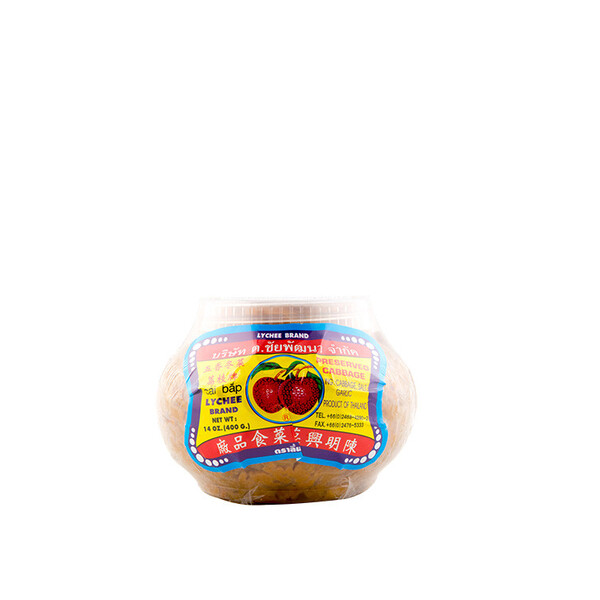 CHOU SAL&Eacute; EN POT 400GR LYCHEE BRAND