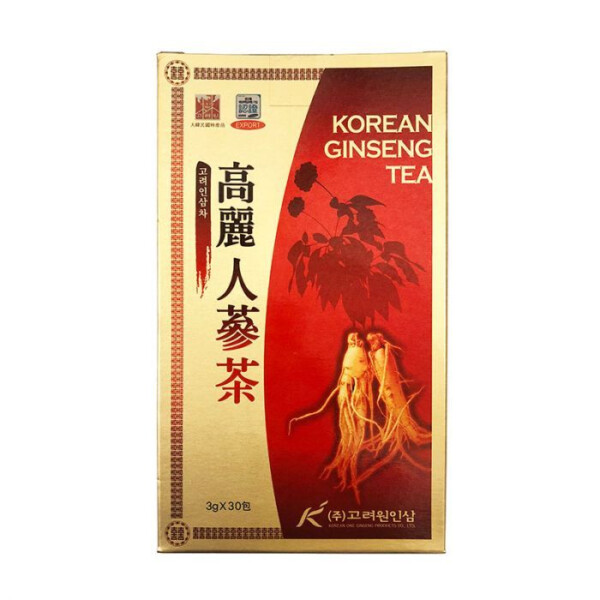 30 SACHETS DE TH&Eacute; AU GINSENG ROUGE COREEN 90GR 