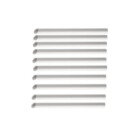 10X PAILLES PAPIER BLANCHE 21CM Ø12MM POUR BUBBLE TEA