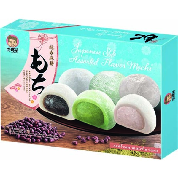 MOCHI M&Eacute;LANGE HARICOT ROUGE  MACHA ET TARO 300GR  SZU SHEN PO