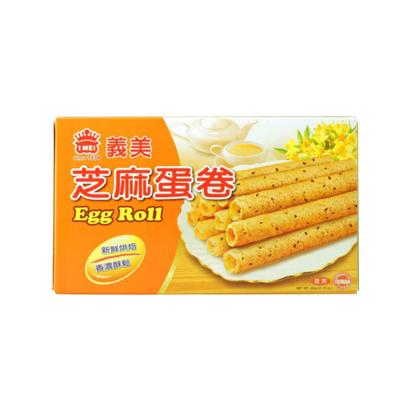 BISCUIT ROUL&Eacute; AUX OEUF ET SESAMES 60GR