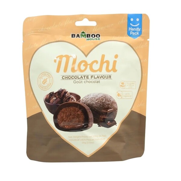 MOCHI G&Acirc;TEAU MOU CHOCOLAT SACHET 105G BAMBOO