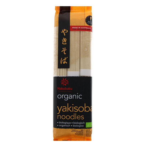 NOUILLES YAKISOBA BIO 270G HAKUBAKU 