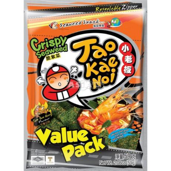 ALGUE GOUT TOM YUM CREVETTE 59GR TAOKAENOI