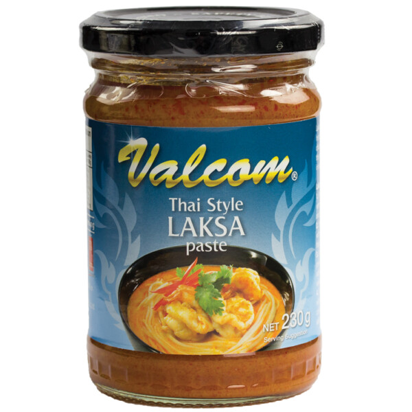 PATE PREPARATION SOUPE LAKSA CURRY PASTE 230GR VALCOM