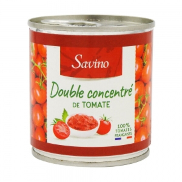DOUBLE CONCENTR&Eacute; DE TOMATES BO&Icirc;TE 200GR