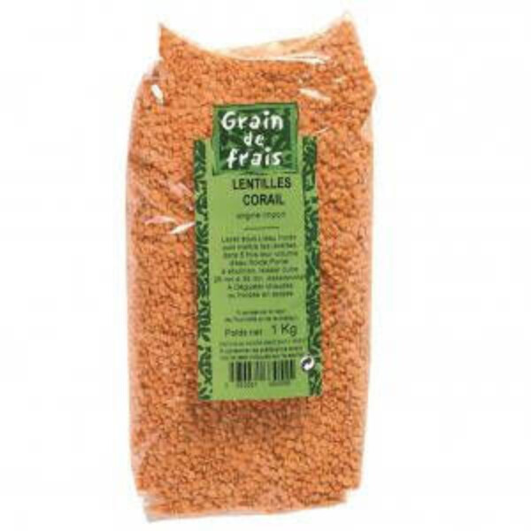 LENTILLES CORAIL 1KG
