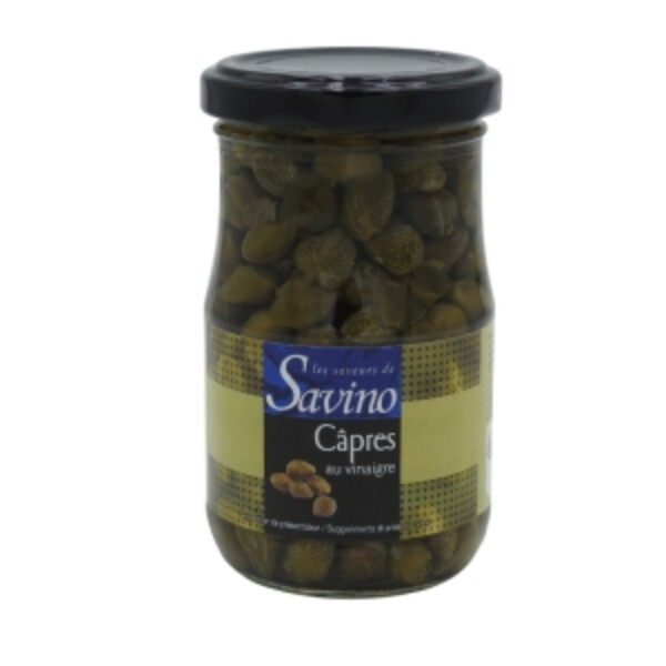 C&Acirc;PRES AU VINAIGRE BOCAL 120G