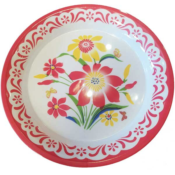 ASSIETE PLATEAU THAI  MELAMINE 25CM FANCY