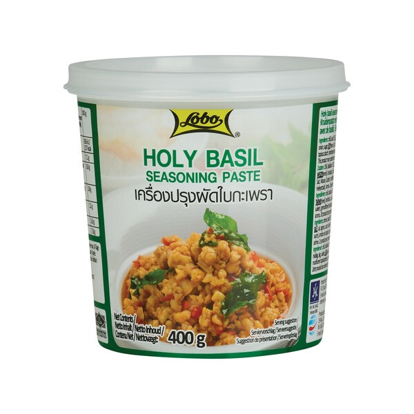 P&Acirc;T&Eacute; D'ASSAISONNEMENT AVEC BASILIC 400G LOBO