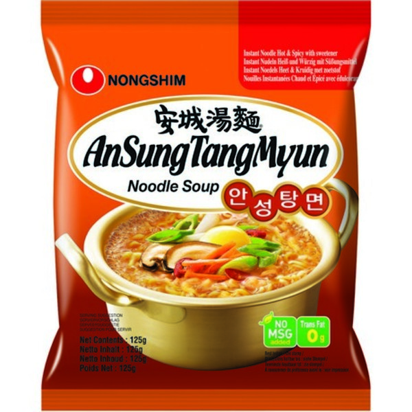 RAMENS CORR&Eacute;ENNES ANSUNGTANGMYUN 125GR  NONGSHIM