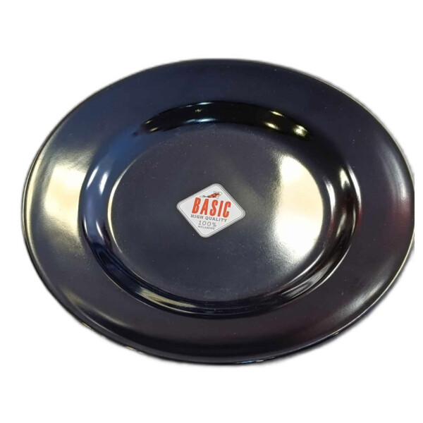 PETITE ASSIETE NOIRE MELAMINE 6.5 POUCES