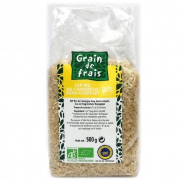 RIZ DEMI COMPLET BIO CAMARGUE IGP 500GR