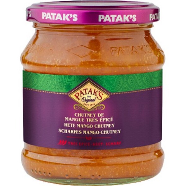 CHUTNEY EPICE A LA MANGUE HOT PATAKS 340GR