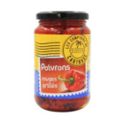 POIVRONS ROUGES GRILLÉS 220GR LES COMPTOIRE DE CARTHAGE