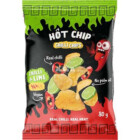 CHIPS CHILI & CITRON VERT 80GR HOT CHIP 