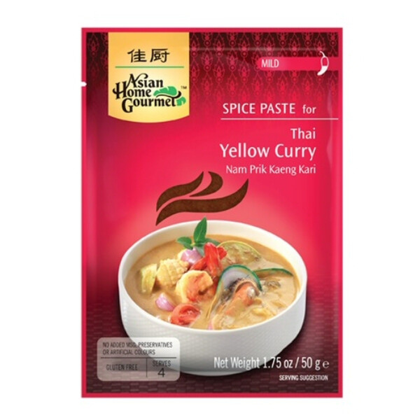 CURRY JAUNE THAI AHG  50G