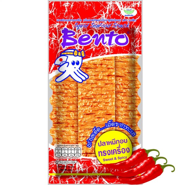 SNACKS POULPE SUCR&Eacute; &Eacute;PIC&Eacute; (ROUGE) 20G BENTO