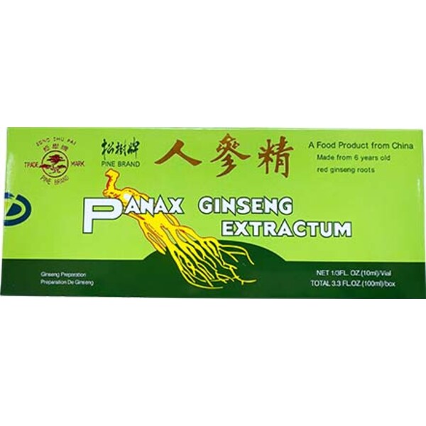 EXTRAIT DE PANAX GINSENG 10X10ML